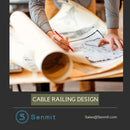 Senmit Cable Railing Design Service -Solution recommendation+3D Cable Railing Design+Full Parts Quote List