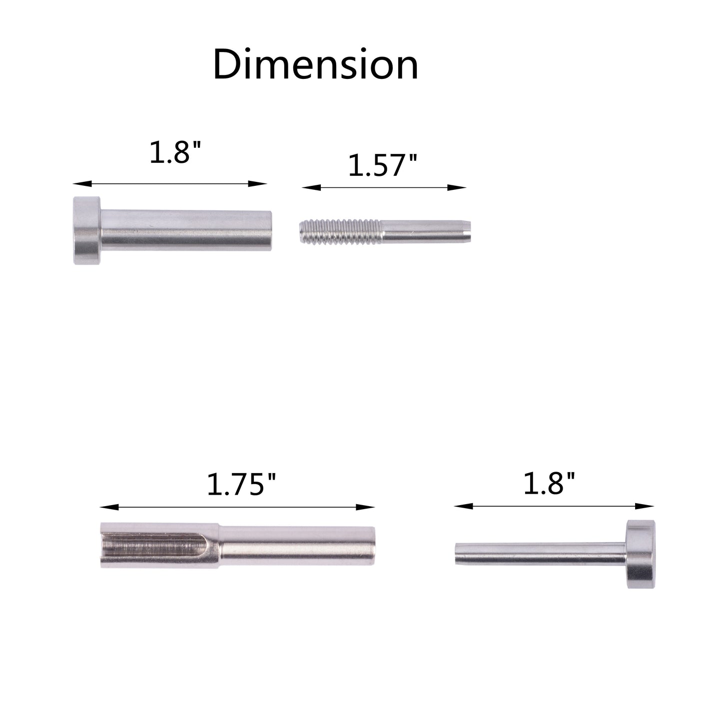 Senmit Invisible Stud & T Lock Receiver for 1/8