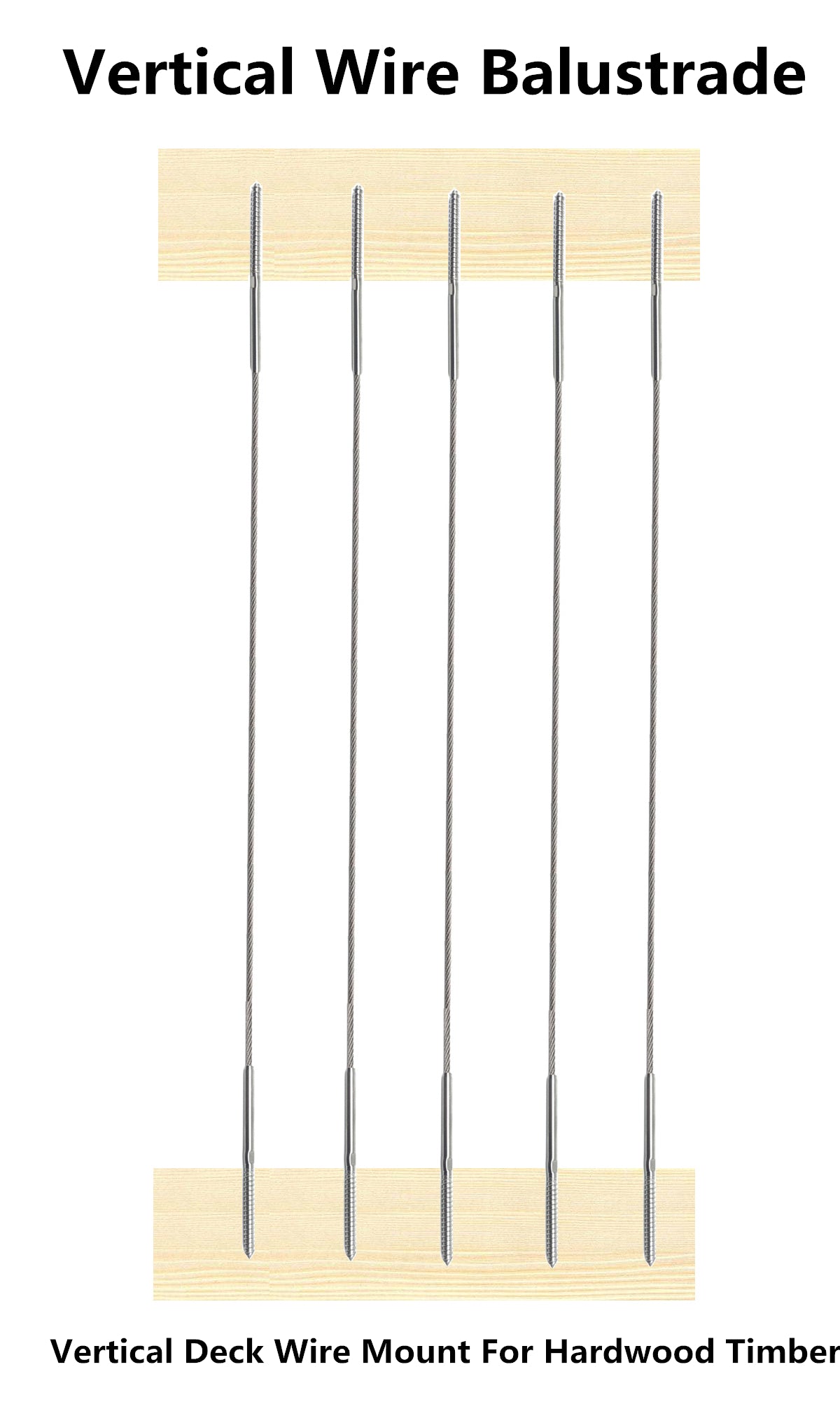 Senmit Swage Lag Screws Left & Right for 1/8