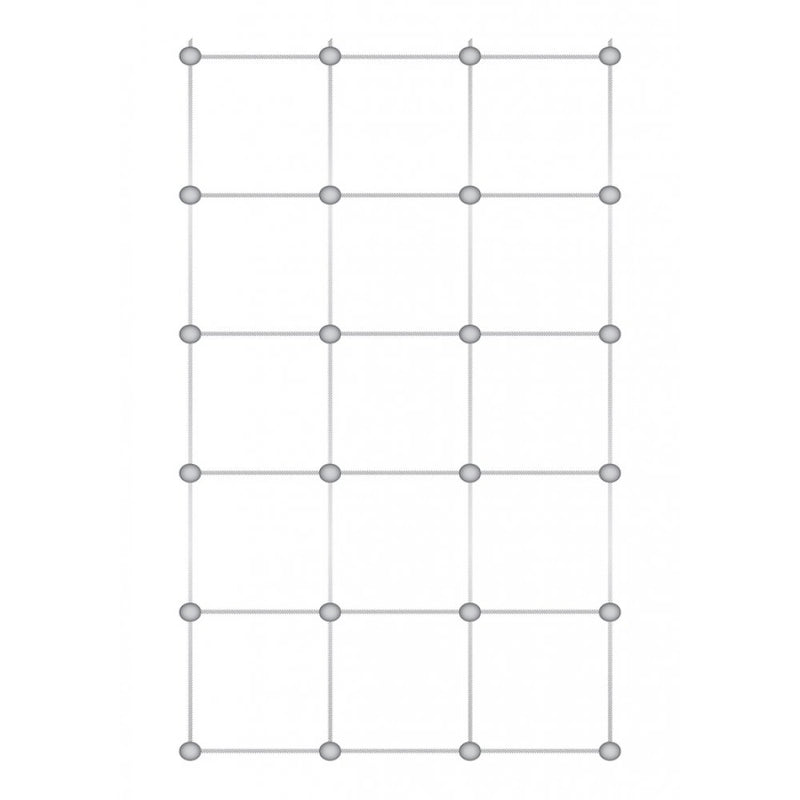 Senmit 36 Pcs Wire Trellis Kits for Climbing Plants, Vines and Green Wall, Non Tensioned Kit for Brick Wall, Fence Panels, Wood & Siding