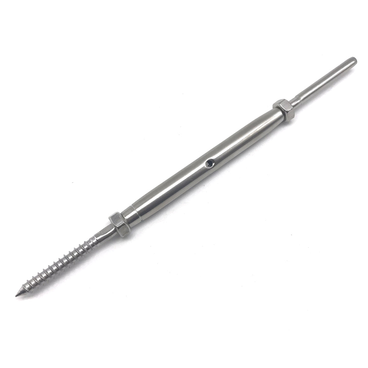 Senmit Lag Screw Swage Turnbuckle and lag Screws Cable Railing Tensioner Kit 1/8