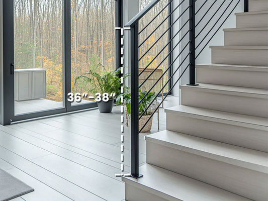 How High Should a Stair Railing Be? A Complete Guide