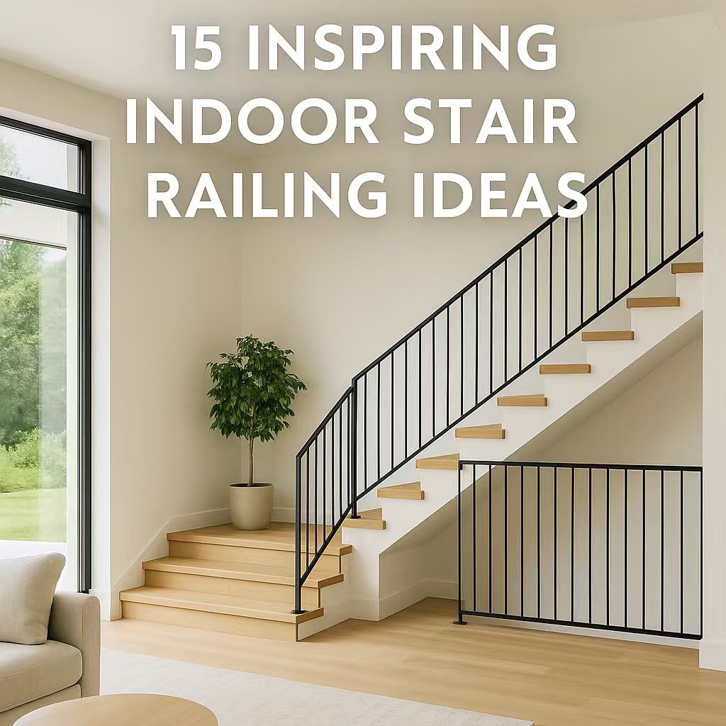 15 Inspiring Indoor Stair Railing Ideas