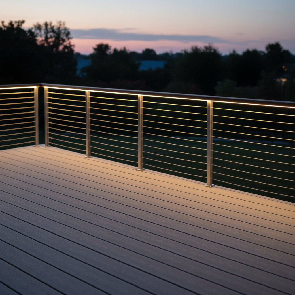 How to Install LED Integrated Handrails for Modern Decks: A Technical Guide for 2026