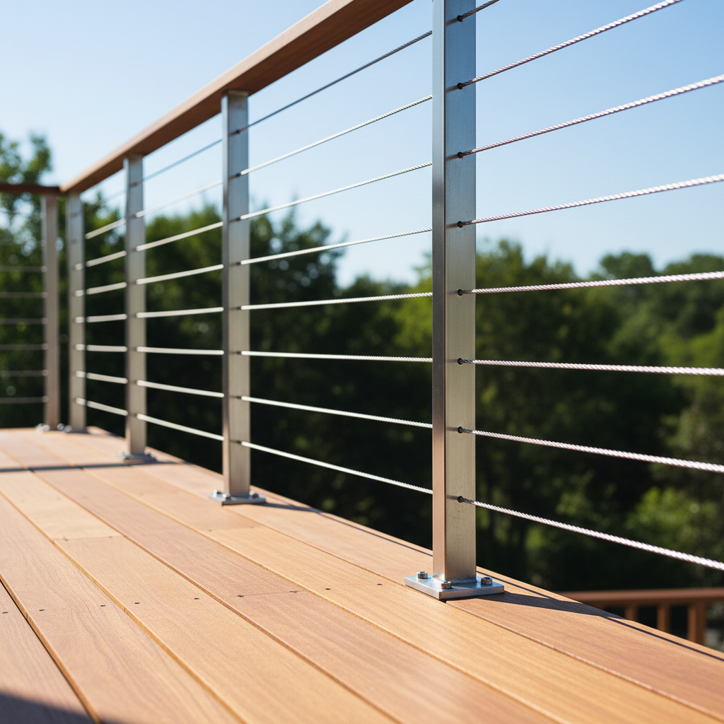 How to Stop Cable Railing Sag: Tensioning Tips & Hardware Gu | Senmit