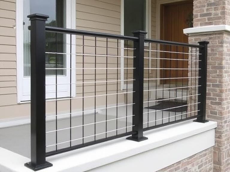 9 Black Aluminum Cable Railings for Modern Decks | Senmit | Senmit