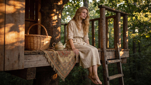 Treehouse Safety Upgrade: Natural Designs That Blend Railings into the Forest Background