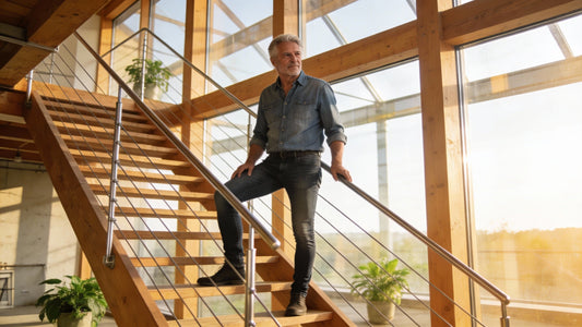 Hybrid Woodworking: Turning Custom Wood Handrails to Match Metal Cables