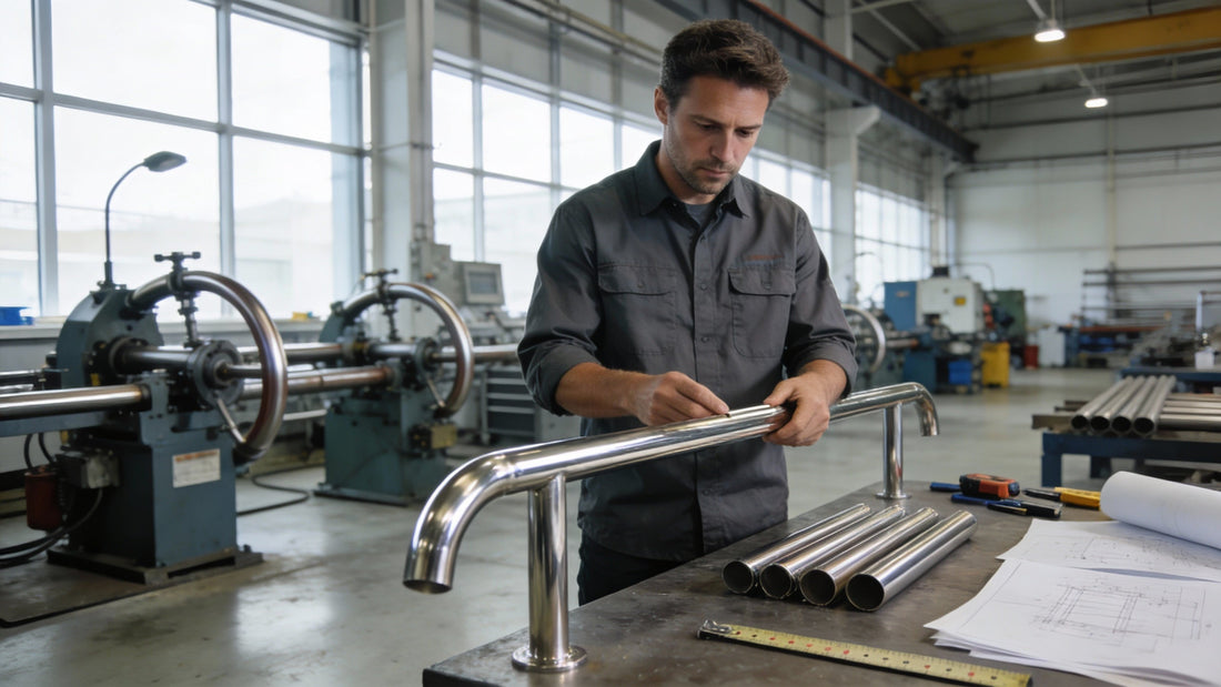 Tube Bending Tech: How to Bend Stainless Handrail Tubes in a Home Workshop