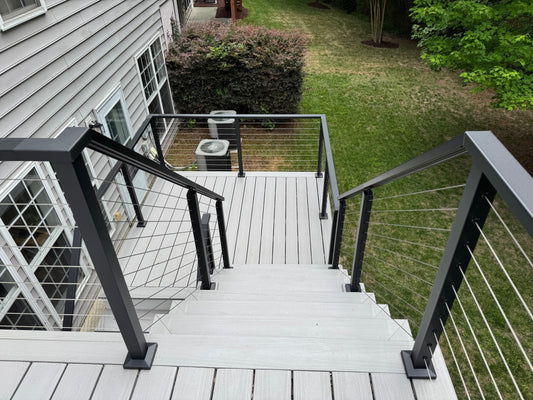 Senmit – Modern Top-Mount Cable Railing System – Cary, North Carolina