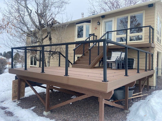 Senmit Outdoor Deck Cable Railing Project – Delavan, WI 53115