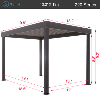 Senmit Aluminum Pergola Kit