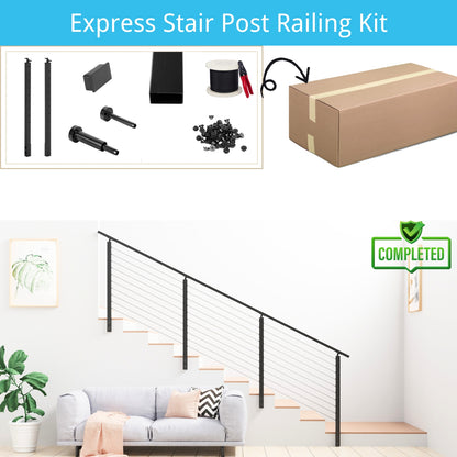 Express Stainless  Steel Stair Railing Kit