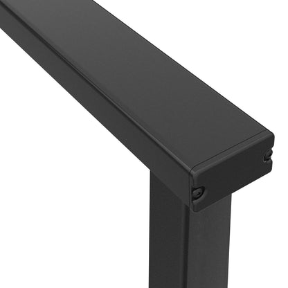 Senmit 36" 5ft-25ft Black Surface Mount All-in-One Complete Cable Railing System DIY Kit With Aluminum LED Handrail