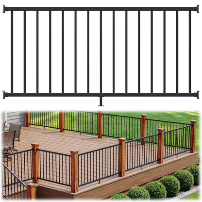 SENMIT 36-Inch Aluminum Level Railing Kit  (39-Inch Posts not included)