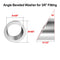 30 Degree Angle Beveled Washer for 1/8” Deck Cable railing Stainless Steel T316 Marine Grade 10 Pack,BW14