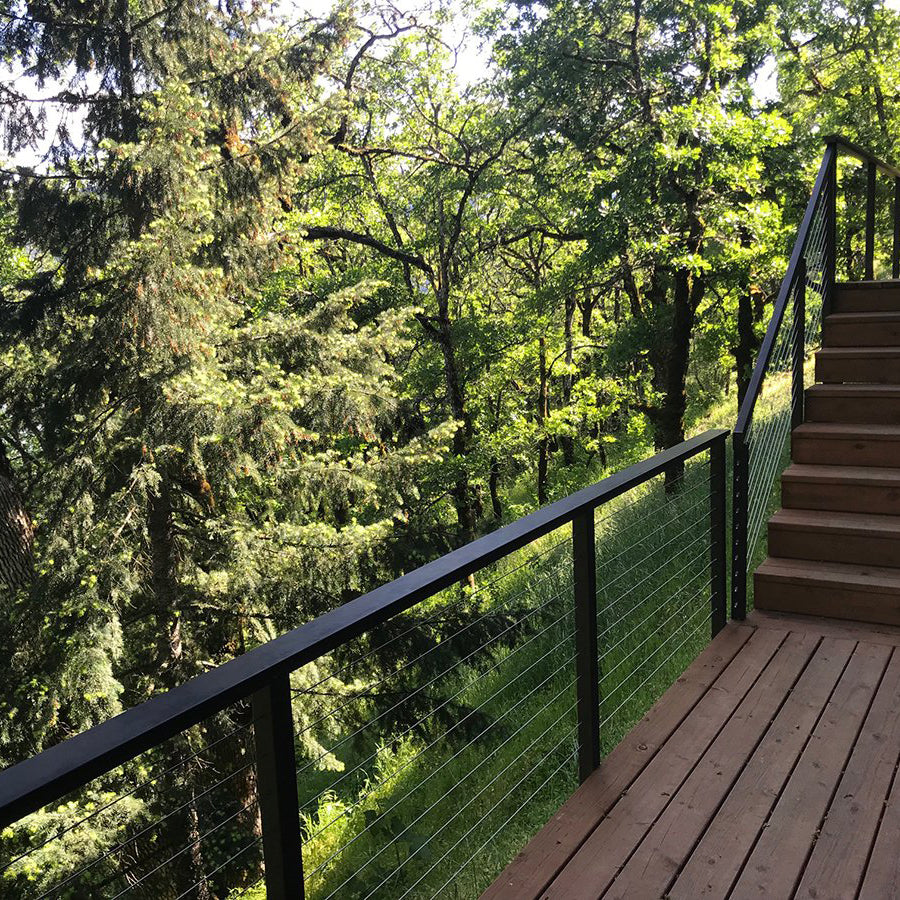 aluminum posts for cable railing