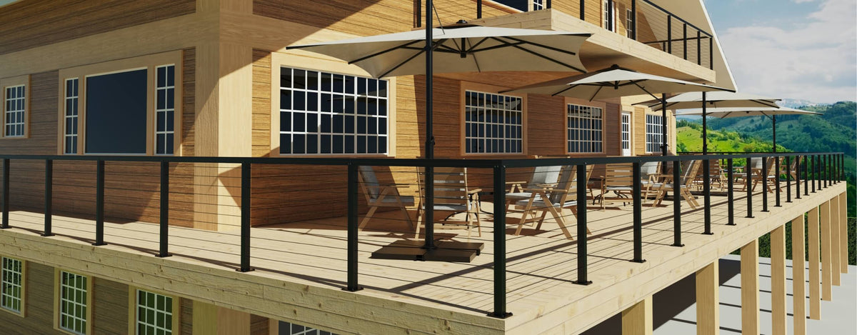 Premium Cable Railing; Stair Railing ; Iron Balusters Supplier | Senmit ...