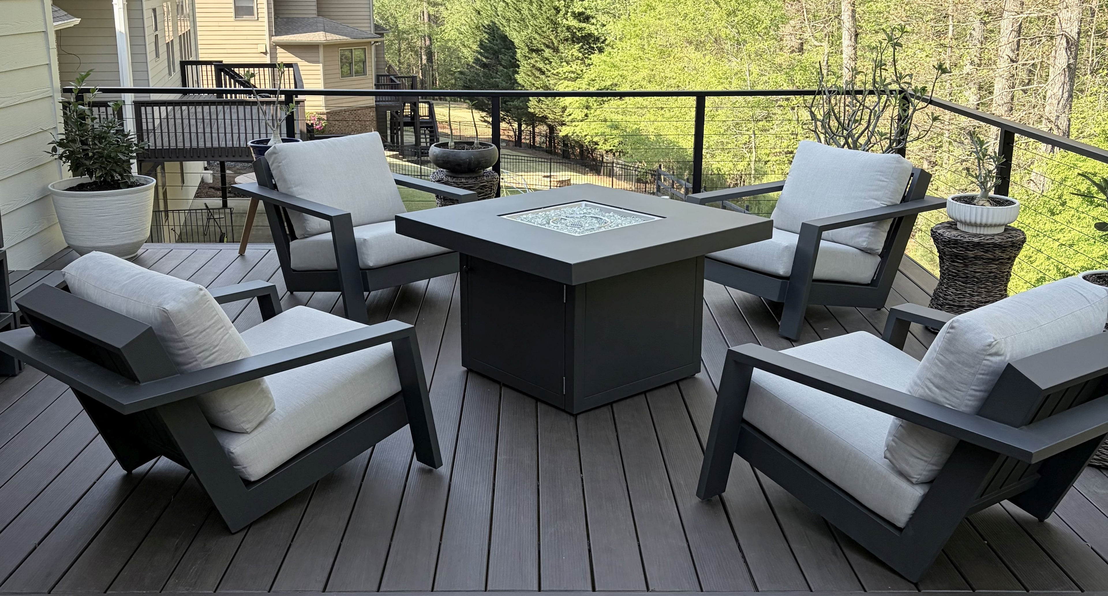 Fascia Mount Stainless Steel Cable Railing System