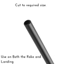 S15-Senmit Iron Stair Balusters 5/8" Round x 44" Long,  Hollow, Powder Coated – 30Pack - (Satin Black)