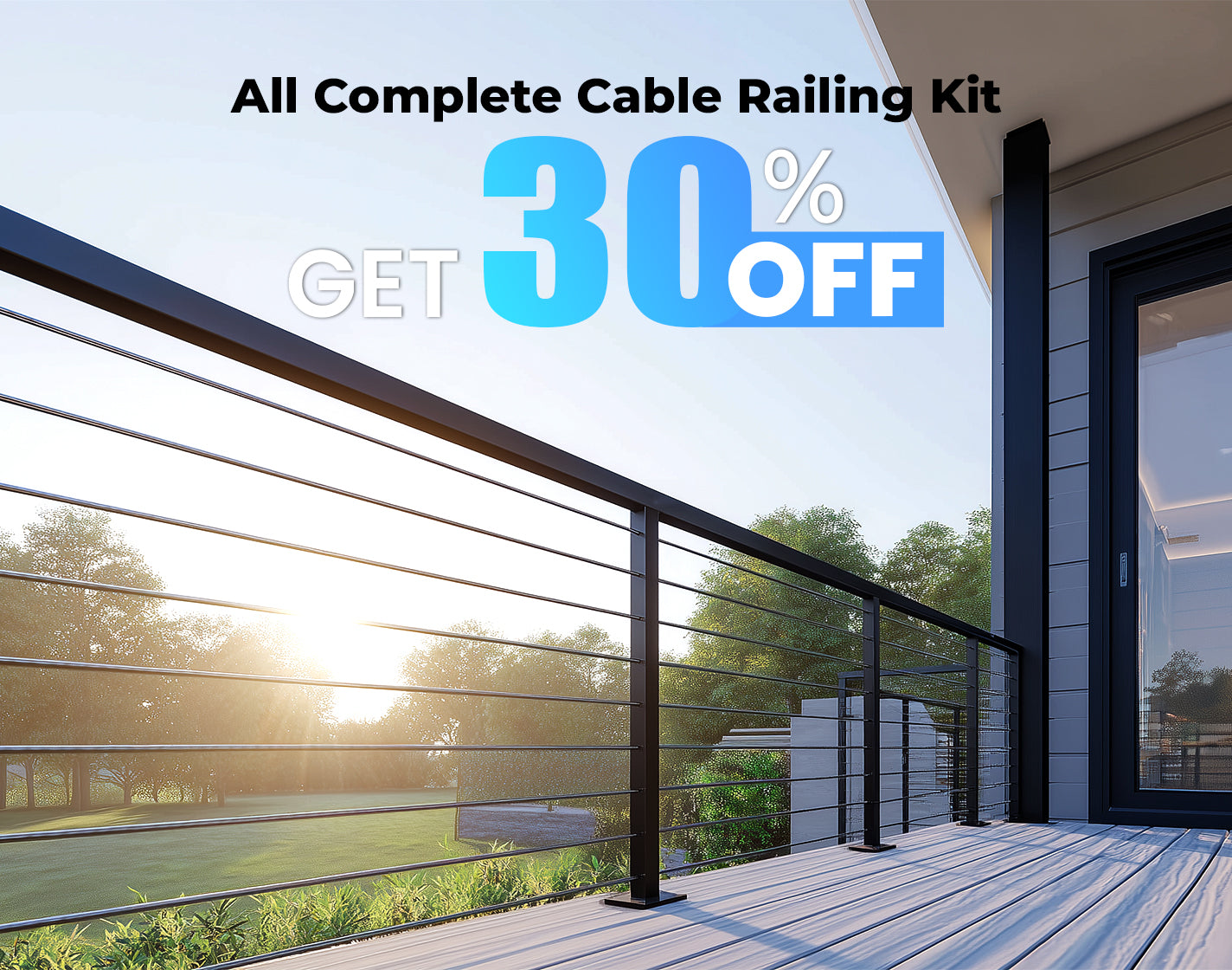 Cable railing post