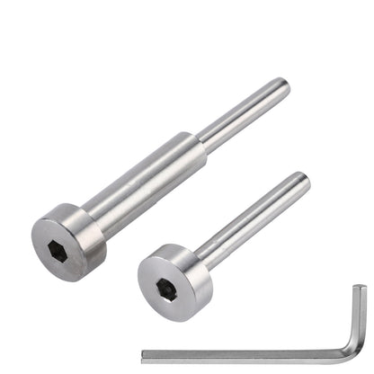 Senmit Invisible Stud & Stud Receiver for 1/8" Cable Deck Railing, Threaded End Fitting Stainless Steel ,  10 Pairs-SR10