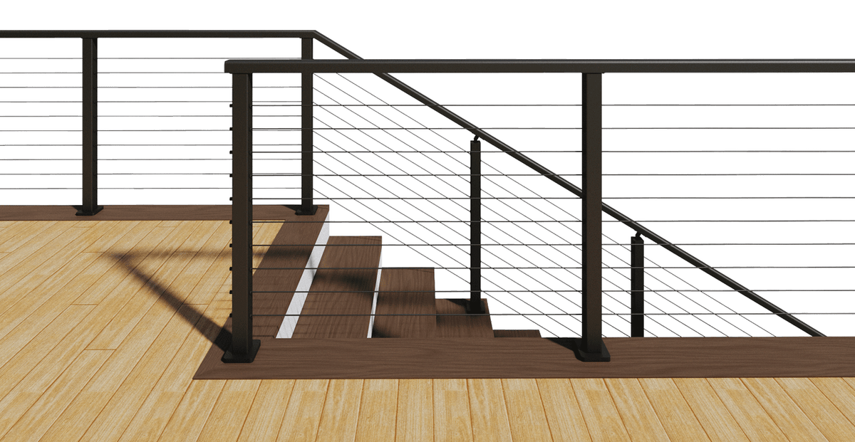 Metal Cable Railing Systems | For Decks, Stairs, and Balcony | Senmit