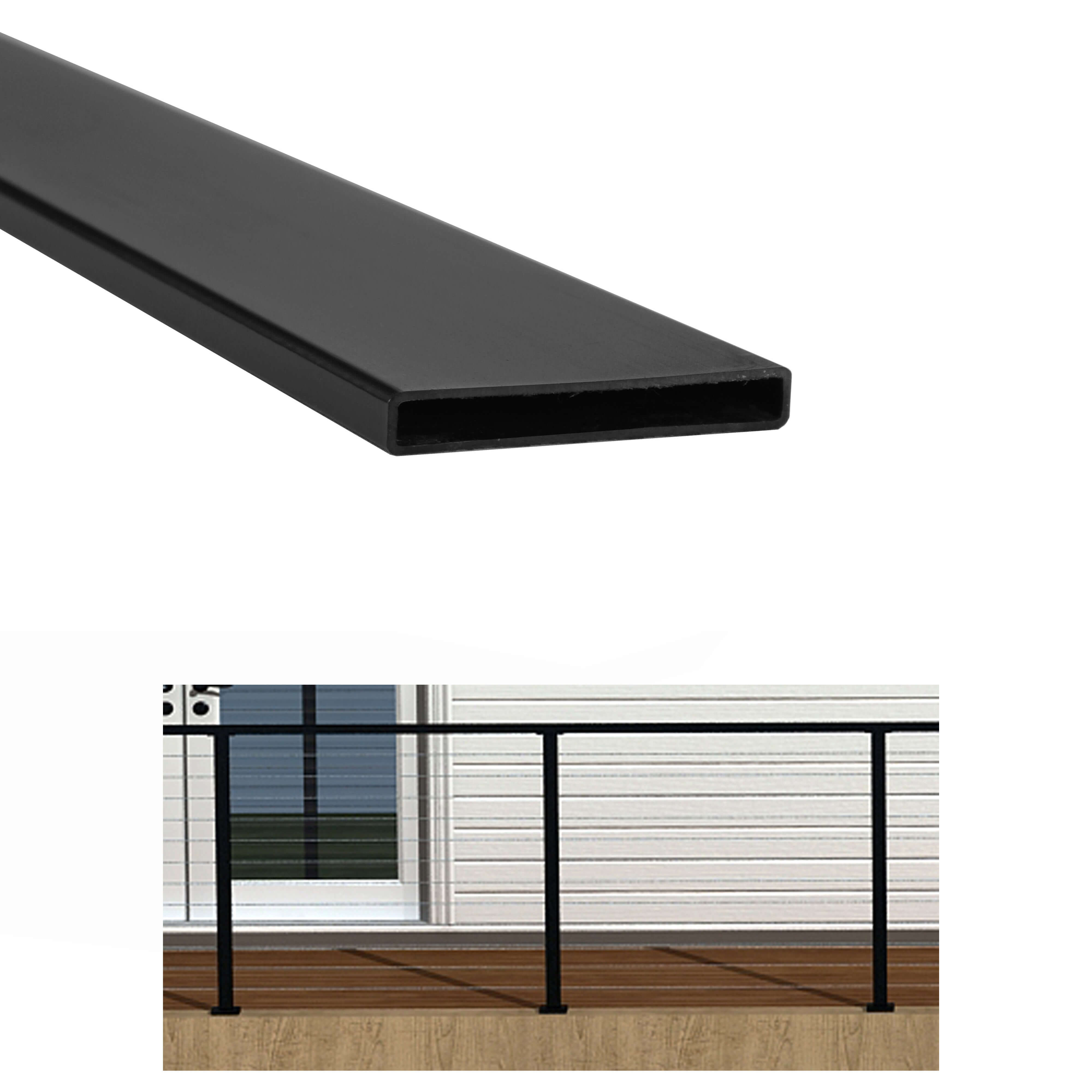 Thin Top Rail | Stainless Steel Cable Railing Handrail | Senmit