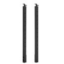 Fascia Mount Cable Railing Post Stainless Steel Matte Black-FP02