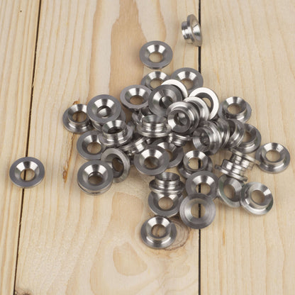 Feeney Stainless Steel Protector Sleeves For Wood Posts - 10-Pack Cable Rail Guards