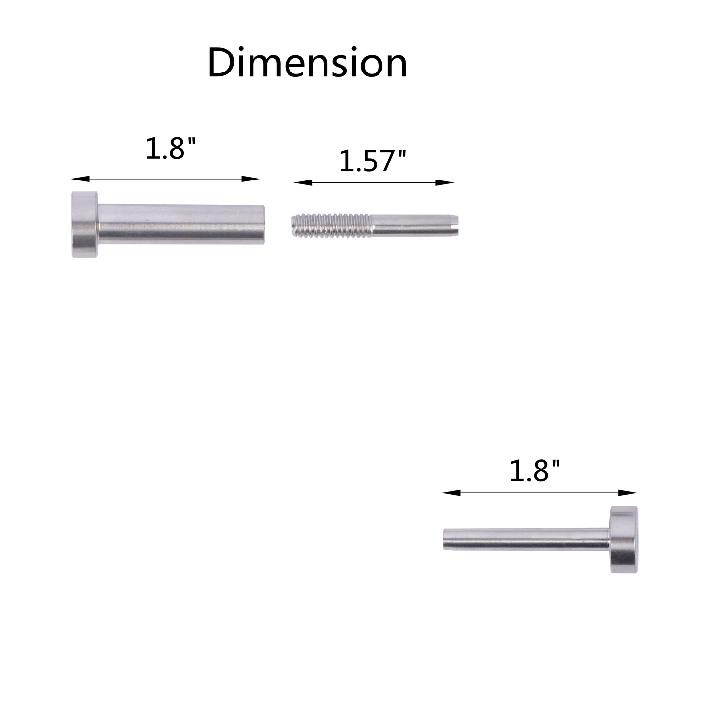 Senmit Invisible Stud & Stud Receiver for 1/8