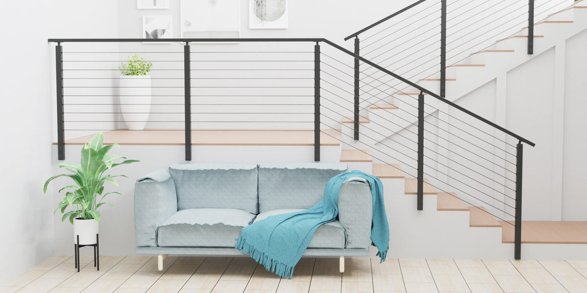 Fascia Mount Stainless Steel Posts | Deck & Stair Railing – Senmit