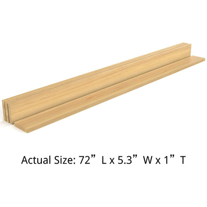 SENMIT 5/4" × 5.3“ × 6 Feet - Pine Fence Boards - 4 Pack - image 2