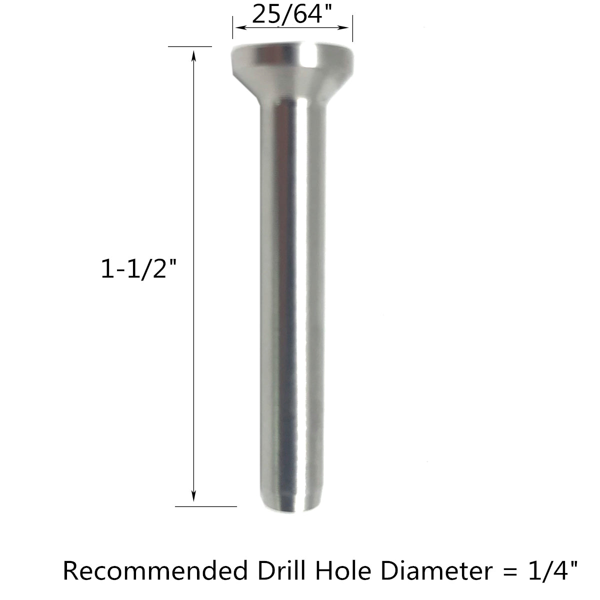 Senmit Stainless Steel Hand-Crimp Stemball Swages for 1/8