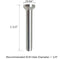 Senmit Stainless Steel Hand-Crimp Stemball Swages for 1/8" Cable Railing Wood Post and Metal Post T316 Marine Grade - 10 Pack - Senmit 