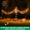 String Light Poles – 10 Ft. Heavy Duty Outdoor Metal Poles for Hanging String Lights -, 2 Pack