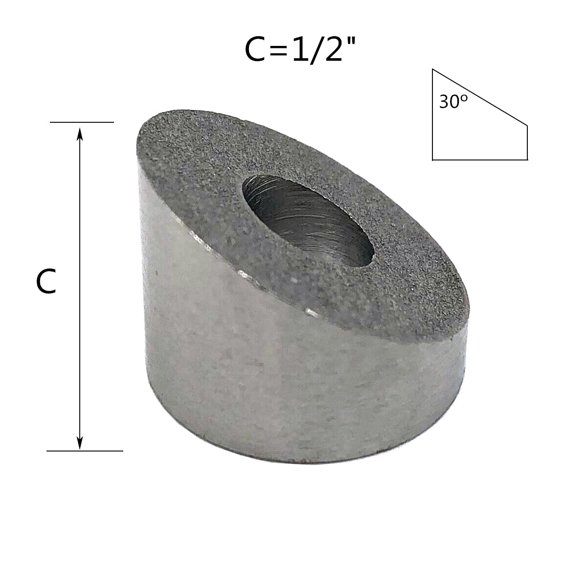 30 Degree Angle Beveled Washer for 1/8” Deck Cable railing Stainless Steel T316 Marine Grade 10 Pack,BW14