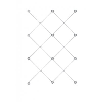 trellis kit for climbing plants Senmit 36 Pcs Wire Trellis Kits for Climbing Plants, Vines and Green Wall, Non Tensioned Kit for Brick Wall, Fence Panels, Wood & Siding,WT-36