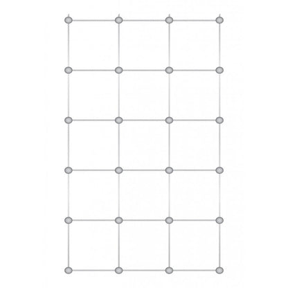 Senmit 36 Pcs Wire Trellis Kits for Climbing Plants, Vines and Green Wall, Non Tensioned Kit for Brick Wall, Fence Panels, Wood & Siding,WT-36