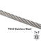 Senmit 1/8 Stainless Steel Aircraft Wire Rope for Deck Cable Railing Kit,7x7 200Feet T316 Marin Grade - Senmit 