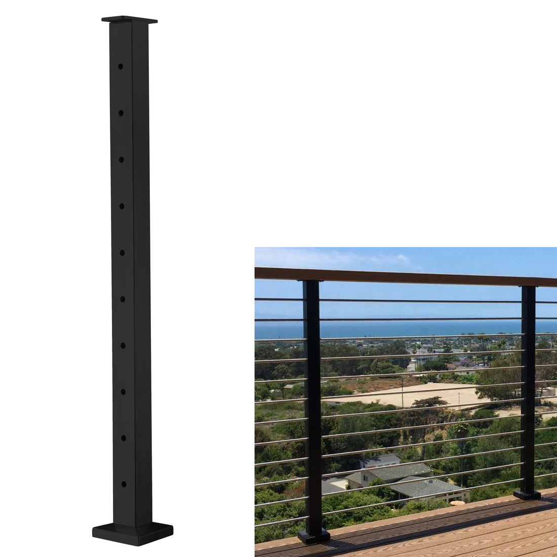 cable railing post